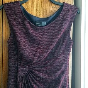 Body contouring, shimmery evening dress